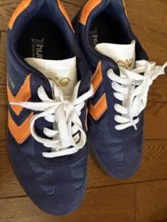 Hummel VM78 CPH スニーカー ネイビー オレンジ　25.5のサムネイル