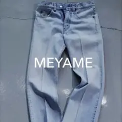 MEYAME メヤメ　センタープリーツフレアデニム　日本製のサムネイル