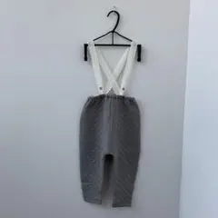 【新品タグ付】レースサロペットパンツ　95㎝　テータテート