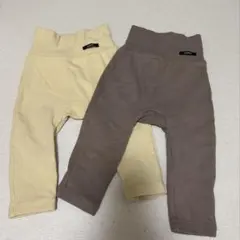 美品★ 裏起毛ウルトラソフト ハイウエストレギンス 2枚セット