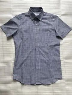 UNITED ARROWS GLR ギンガムチェック 半袖シャツ M