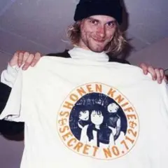 少年ナイフ　Tシャツ　M　サイン入り Shonen Knife WEB SHOP｜Shonen Knife Shop
