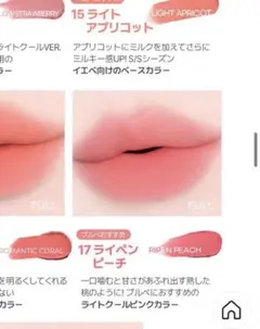 【新品未使用】colorgram カラーグラム　ヌーディーブラーティント17