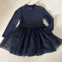 baby GAP 長袖ブラックワンピース 2歳用