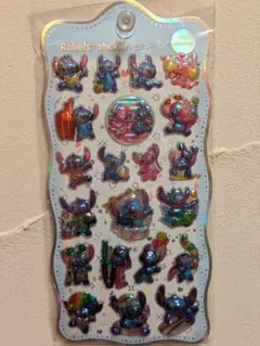 ★新品未開封♡スティッチ♡立体シール♡オーロラシリーズ