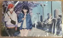 グリッドマン ユニバース 裕太＆六花 描き下ろしプレイマット　桜デート
