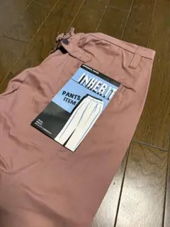新品　ジャーナルスタンダード　INHERIT サーモンピンク チノパン　L