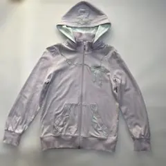 pomponette ポンポネット 薄紫色 パープル フード付パーカー 150