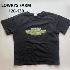 ローリーズファーム ロゴ半袖Tシャツ 120cm-130cm ブラックのサムネイル