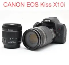 超美品❣️ Canon EOS Kiss X10i 標準レンズ 初心者向けセット EOS Kiss キヤノン X10 ボディ ブラック + 望遠ズームレンズ