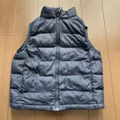 UNIQLO 中綿ダウンベスト 110 ネイビー