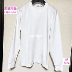 UNIQLO / ユニクロ エアリズムコットンクルーネックTシャツ 長袖 M