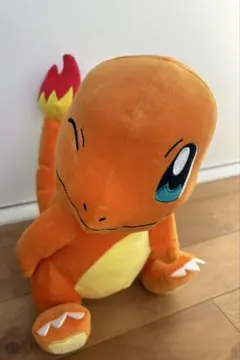 [新品タグ付き] ポケットモンスターしっぽみてみて！めちゃでかぬいぐるみヒトカゲ