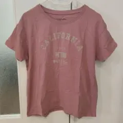 Samansa Mos2 blue ロゴTシャツ 半袖 くすみピンクSM2のサムネイル
