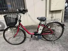 中古電動自転車 ヤマハpasナチュラ 24インチ バイオレット 横浜 №8746