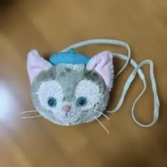 Disney Gelatoni 猫の顔型ポーチ　ジェラトーニ　ディズニーシー限定
