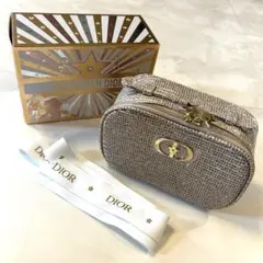 ディオール　2025ホリデー　オリジナル ポーチ　リボン付　新品未使用①DIOR