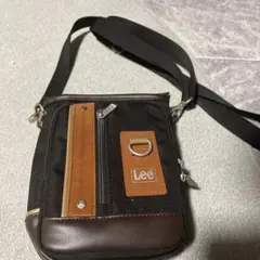 Lee 小型バッグ 黒 キャンバス