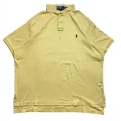 90s-00s ポロラルフローレン ポロシャツ メンズ XXL イエロー 古着