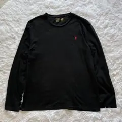 近年モデル　ラルフローレンブラック長袖Tシャツ