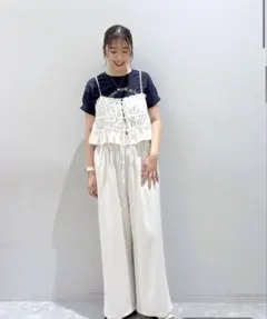 【未使用】LOWRYS FARM シャーリングビスチェのサムネイル