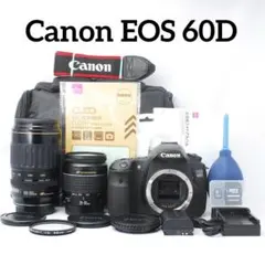 Canon EOS 60D✨バリアングル液晶 標準・超望遠Wレンズ スマホ転送
