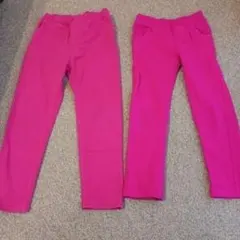 女の子　ロングパンツ　2本セット