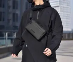 WEIXIER ボディバッグ ブラック 大人バック ショルダーバッグ 大人気