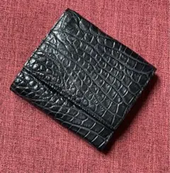 ◆感謝価格◆クロコダイル調◆本革コンパクト財布◆