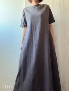 無印良品 ゆったりワンピ