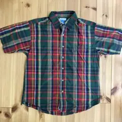 Columbia 半袖チェックシャツ Mサイズのサムネイル