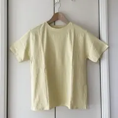 美品ZARA KIDS ザラキッズ160半袖Tシャツ コットン クリームイエロー
