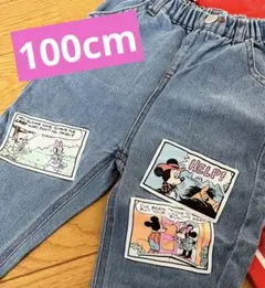 子供服 キッズ服 100サイズ ミッキー ミニー LITTC 長ズボン デニム