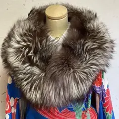 美品 高級 SAGA FOX サガフォックス ファーショール成人式振袖に