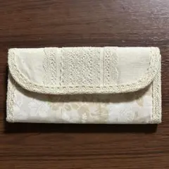 長財布　ハンドメイド　フラワーデザイン