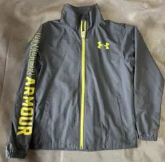 UNDER ARMOUR ウィンドブレーカー グレー/イエロー Mサイズ