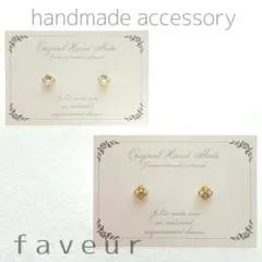 人気 再販 サージカルステンレス 小さいピアス ハンドメイド チタン イヤリング