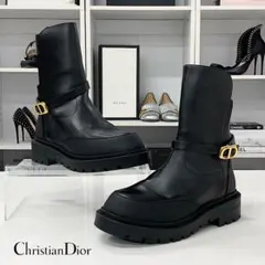 クリスチャンディオール DIOR EMPREINTE レザー ショートブーツのサムネイル