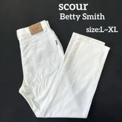 Betty Smith scour ワイドデニムパンツ ベージュ　31㌅のサムネイル