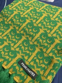 PEARLY GATES パーリーゲイツ ニットマフラー フリンジ フクロウ