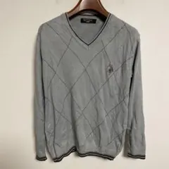 Polo Jeans Co. ラルフローレン グレー Vネックセーター M相当