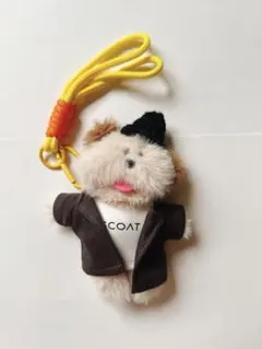 DISCOAT キャラクターキーホルダー　くま　ノベルティ