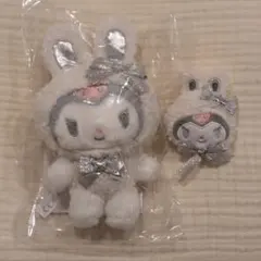 クロミ　マスコット　ヘアクリップ　ふわふわスノーラビット