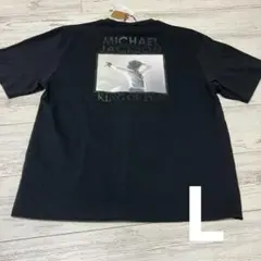 マイケルジャクソン メンズ Tシャツ バックプリント L ブラック