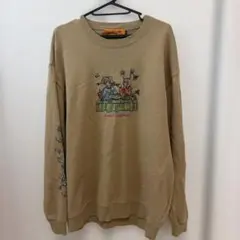 Left Alone ベージュ トレーナー XL