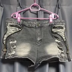 ダメージ ショートパンツ