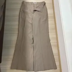 u*M様 スラックス　オフィスカジュアル　ベージュ　Lサイズ