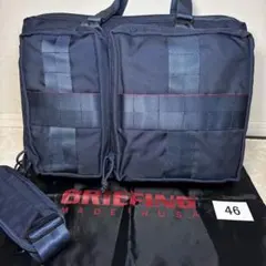 46 美品　ブリーフィング　ビームス　3way ブルー　ビジネスバッグ
