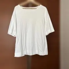コムサ　無地 ホワイト 半袖 Tシャツ オーバーサイズ　11号のサムネイル