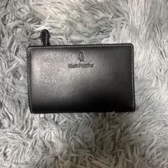 Hush Puppies 二つ折り財布 ブラック レザーのサムネイル